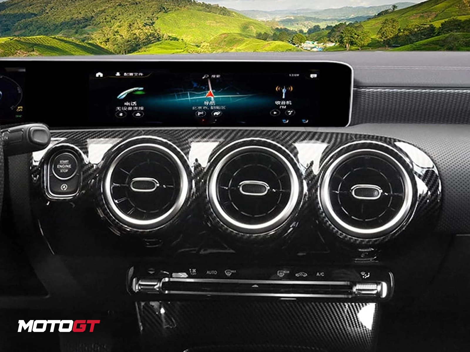 A CLASS INNER DASHBOARD PANEL TRIM